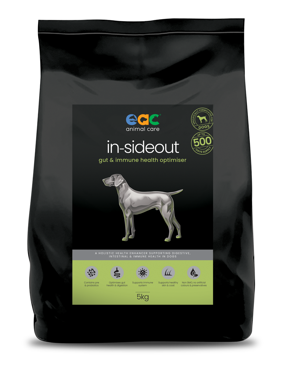 in-sideout Dog Formula - Pre & Probiotic Natural Nutraceutical Supplement For Dogs