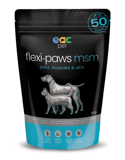 flexi-paws msm - Ultra Pure Methylsulfonylmethane Joint Supplement For Dogs &amp; Cats