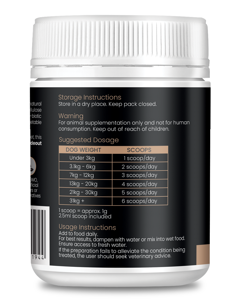 gut &amp; gland Daily Stool Firming &amp; Anal Gland Support for Dogs