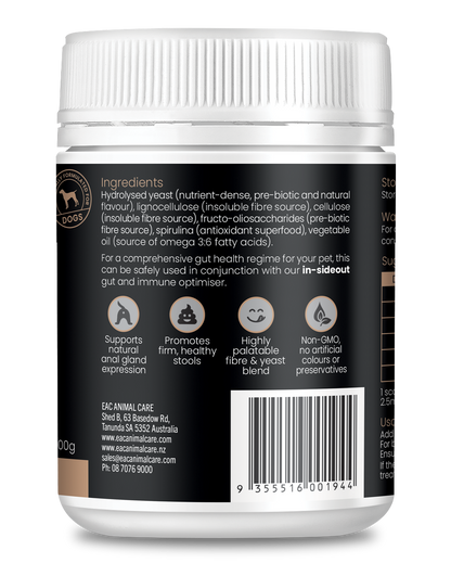 gut &amp; gland Daily Stool Firming &amp; Anal Gland Support for Dogs