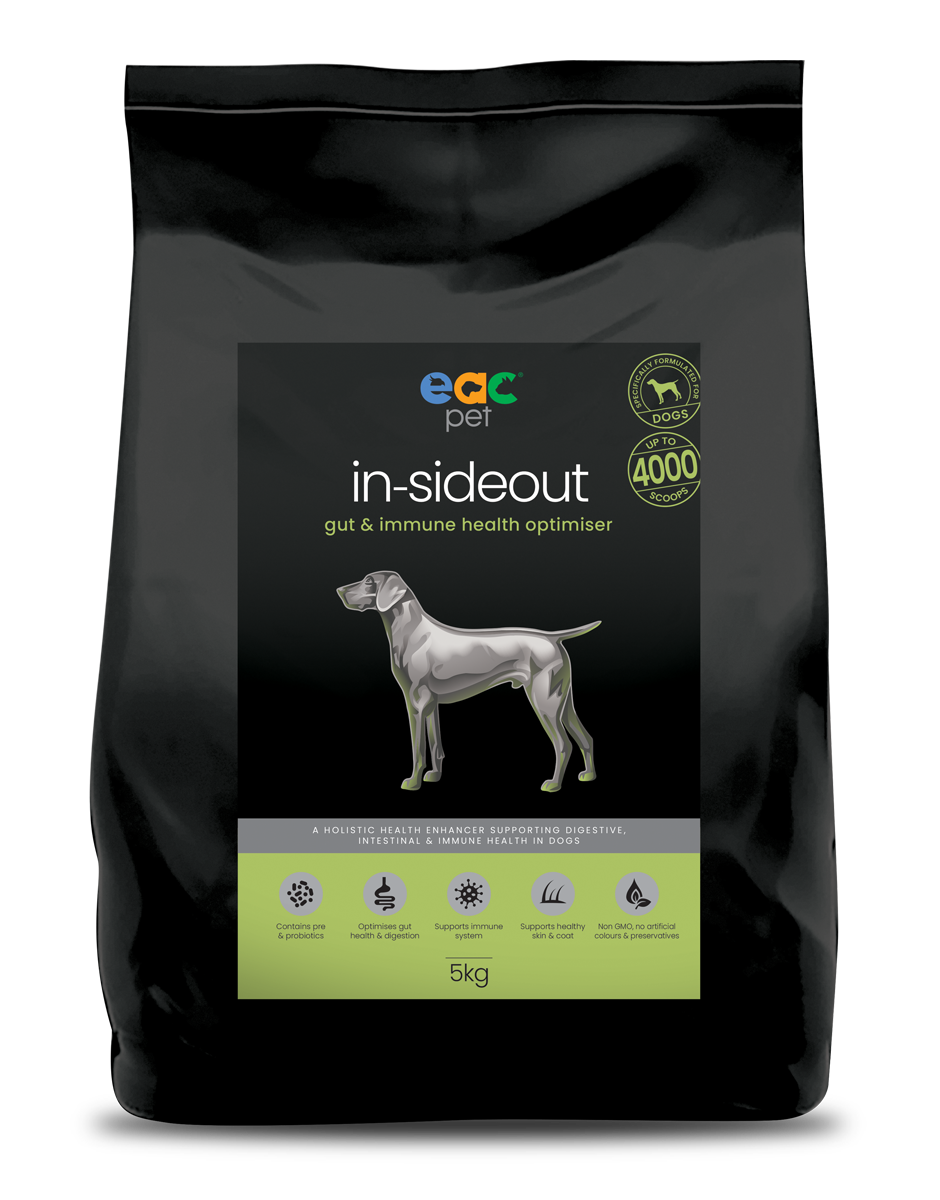 in-sideout Dog Formula - Pre &amp; Probiotic Natural Nutraceutical Supplement For Dogs