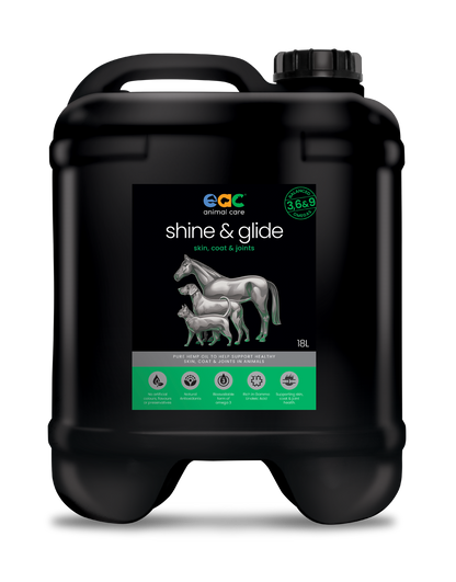 🎁 shine &amp; glide - Pure Natural Cold-Pressed Hemp Oil for Horses, Dogs and Cats (10% off)