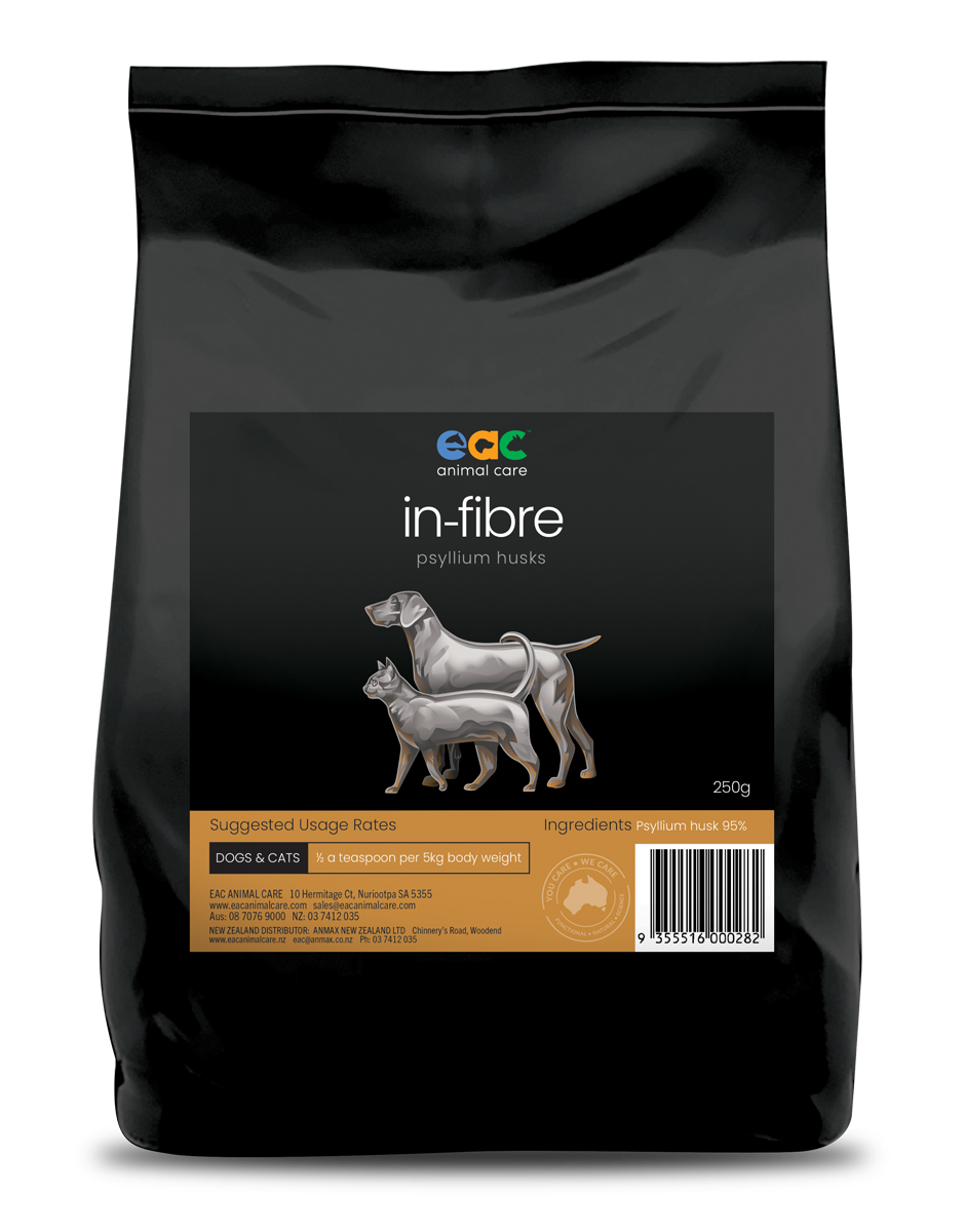 Psyllium husk top for dogs