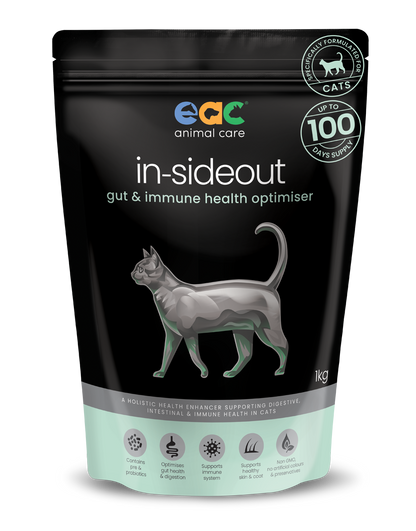 in-sideout Cat Formula - Pre &amp; Probiotic Nutraceutical Supplement For Cats