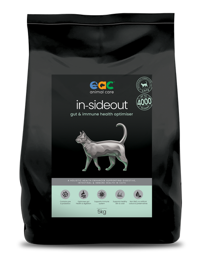 in-sideout Cat Formula - Pre &amp; Probiotic Nutraceutical Supplement For Cats