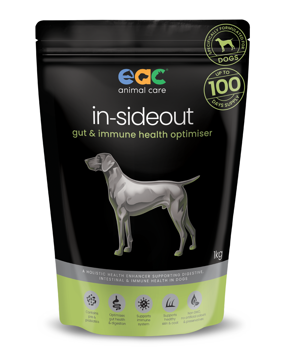 in-sideout Dog Formula - Pre & Probiotic Natural Nutraceutical Supplement For Dogs